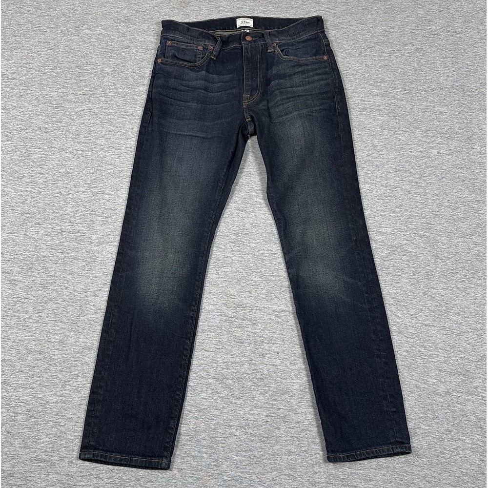 J Crew Jeans Mens 30x30 Blue Kurabo Japanese Denim 484 Slim Fit Stretch Preppy